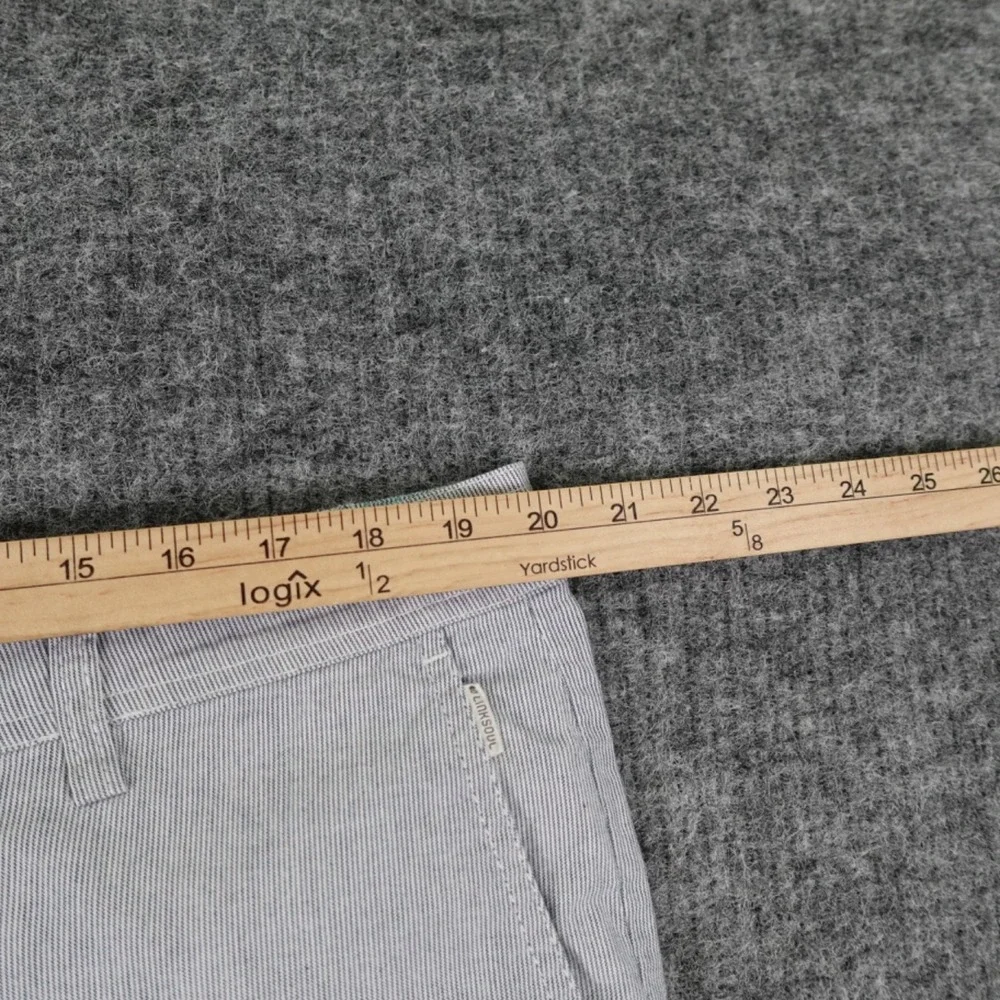 Linksoul Pants Mens 38 Blue‎ White Pinstripe Chinos Cotton Blend Light (40X31)